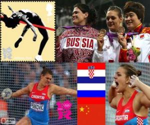 Puzle Atletiky žen hodu Londýn 2012