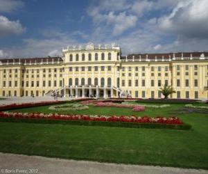 Puzle Palác Schönbrunn, Vídeň, Rakousko